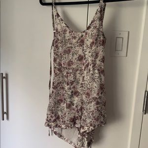 Floral mini romper